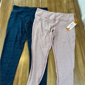 Women’s Pink and Blue Leggings